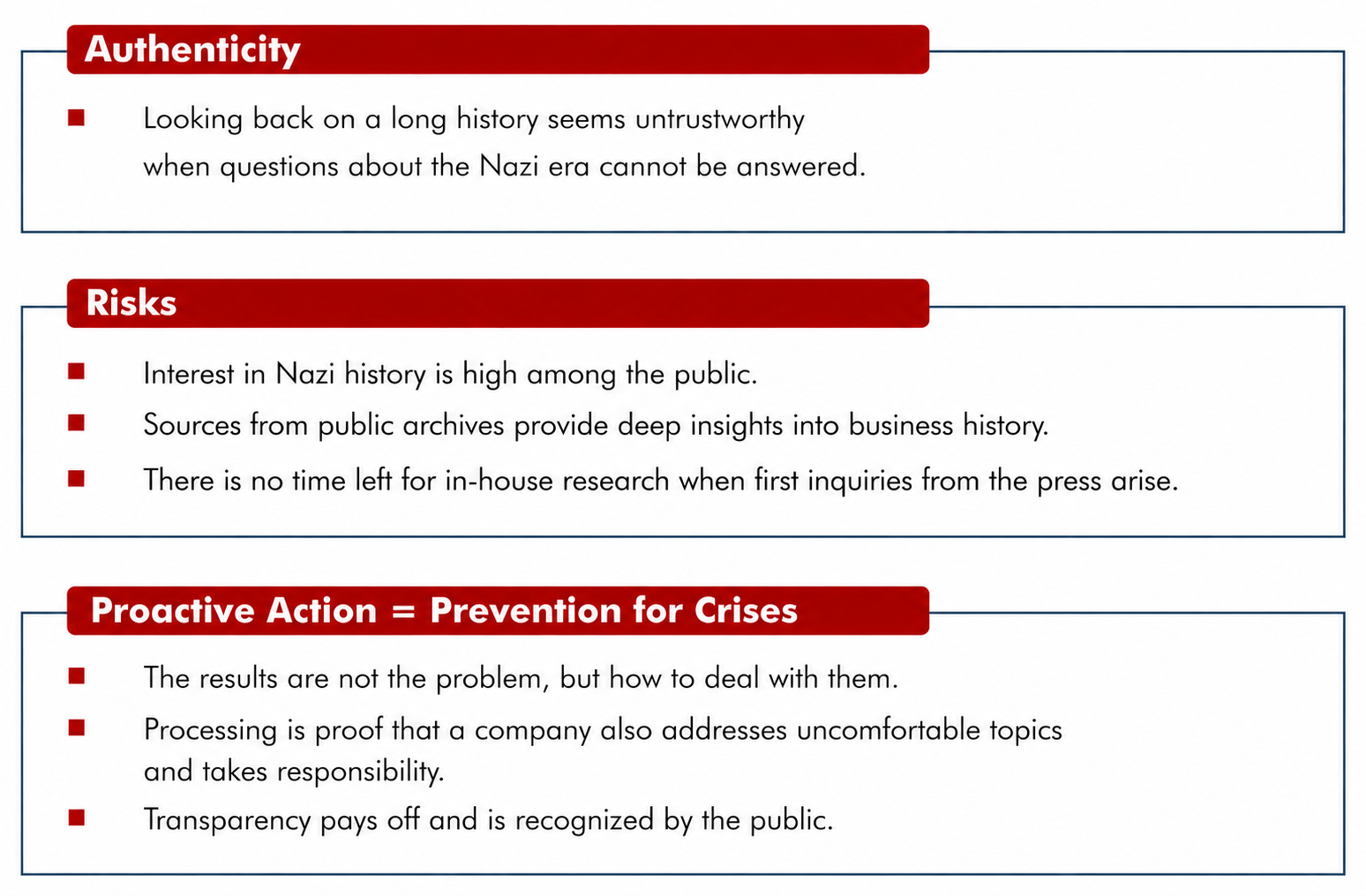 Overview of Reasons for Examining the NS-era
