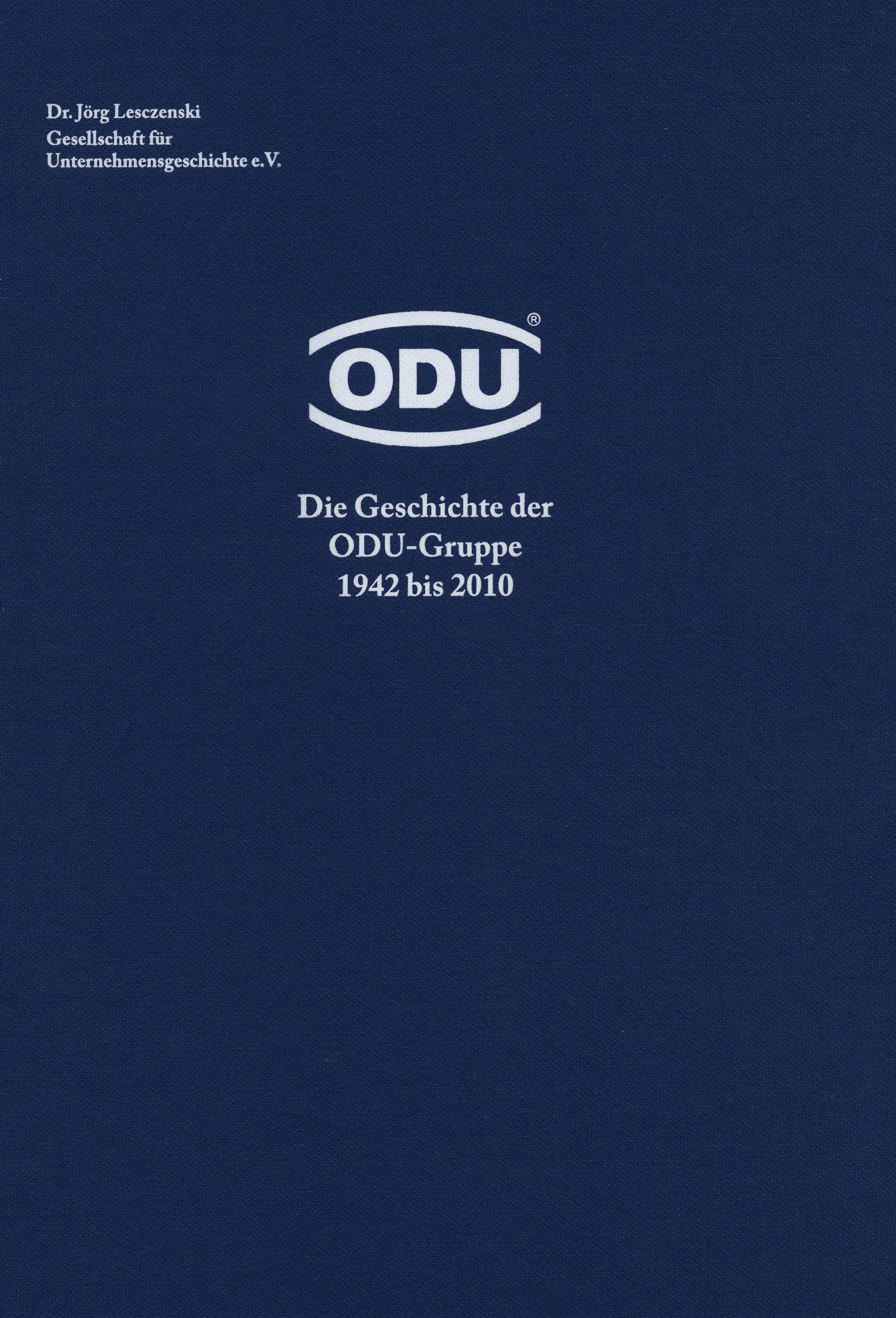 Buchcover Geschichte der ODU-Gruppe