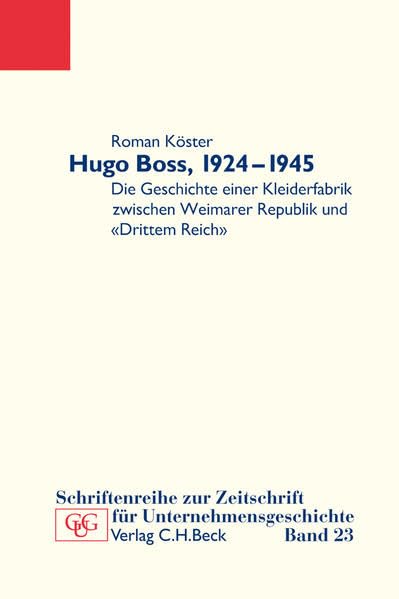 Buchcover Roman Köster Hugo Boss 1924-1945